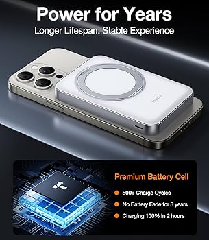 Amazon.com: TORRAS Ostand - Batería magnética de 10,000 mAh